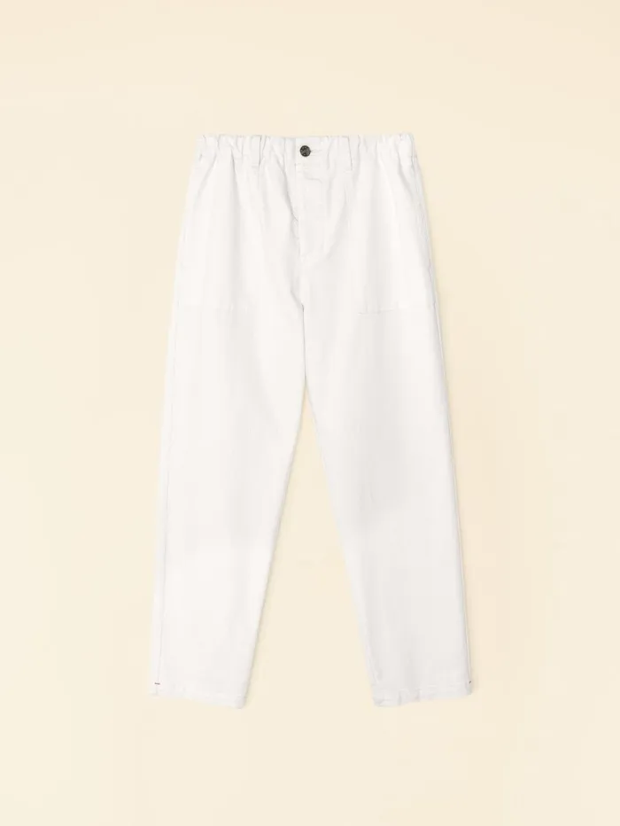 XRENA White Mercer Denim Pant Women Pants and Jumpsuits XRENA White Mercer Denim Pant Women Pants and Jumpsuits