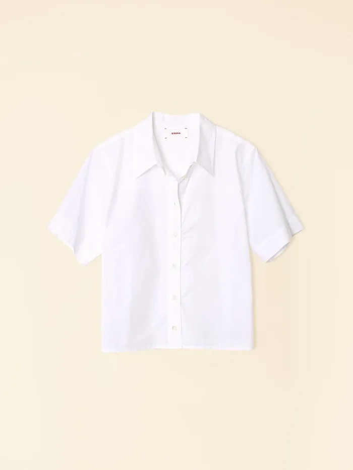 XRENA White Olympya Shirt Women Shirts