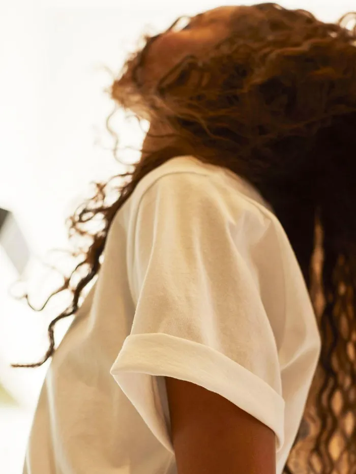 XRENA White Palmer Tee Women Sweats and Tees XRENA White Palmer Tee Women Sweats and Tees