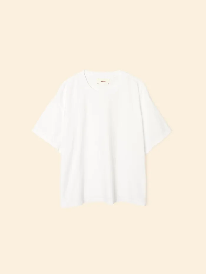 XRENA White Palmer Tee Women Sweats and Tees XRENA White Palmer Tee Women Sweats and Tees