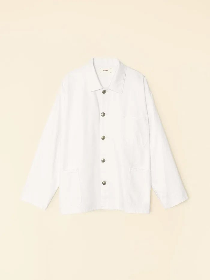 XRENA White Stanford Denim Jacket Women Sweaters and Jackets XRENA White Stanford Denim Jacket Women Sweaters and Jackets