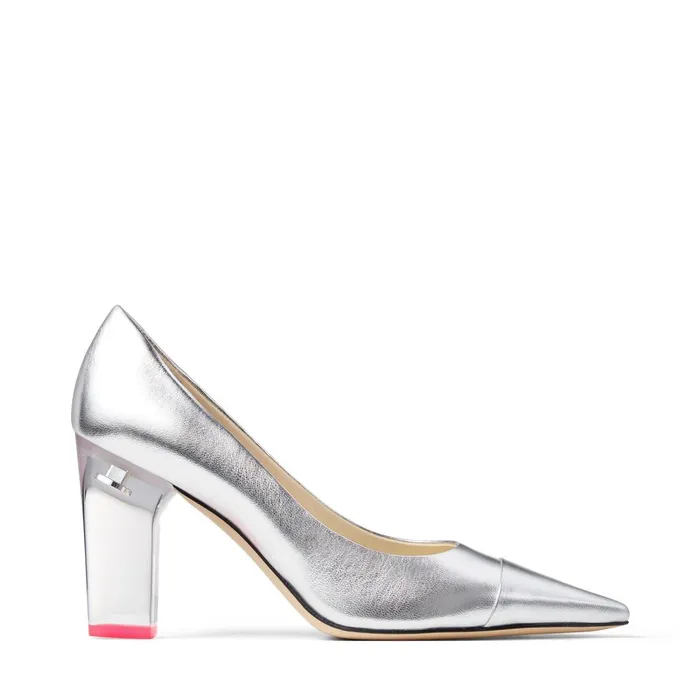 YkLove Silver Metallic Leather Pointed Pumps Silversilver Women JIMMY CHOO Pumps YkLove Silver Metallic Leather Pointed Pumps Silversilver Women JIMMY CHOO Pumps