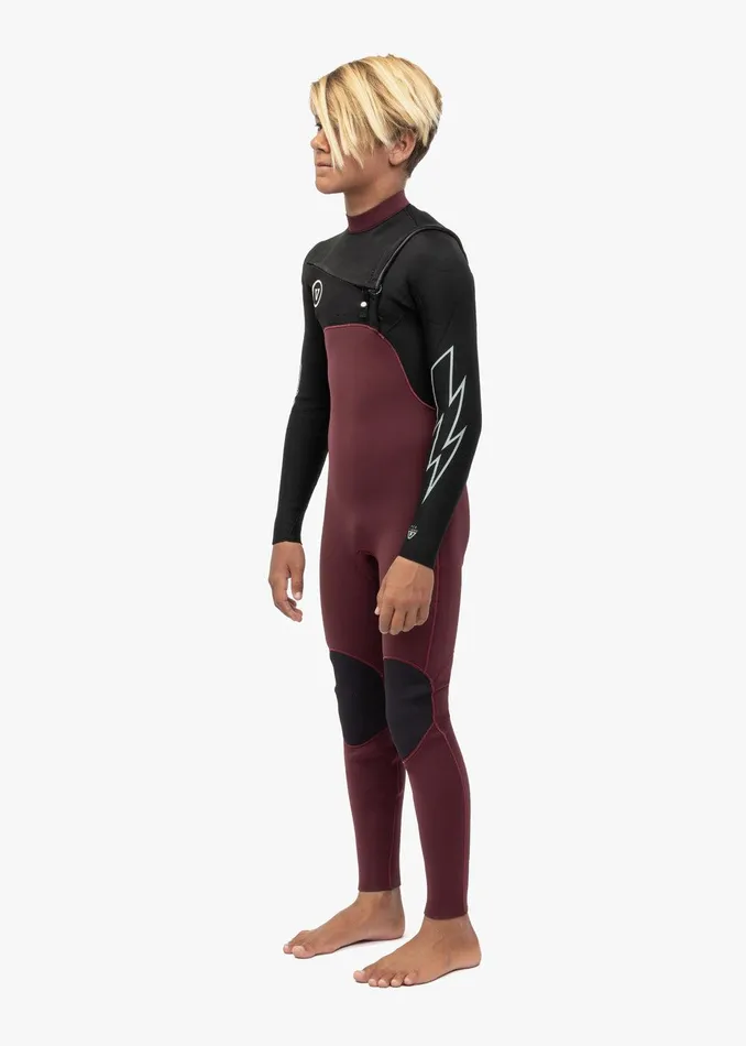 Youth Vissla 7 Seas Boys 32 Bolt Full Chest Zip Wetsuit Wine Youth Vissla 7 Seas Boys 32 Bolt Full Chest Zip Wetsuit Wine