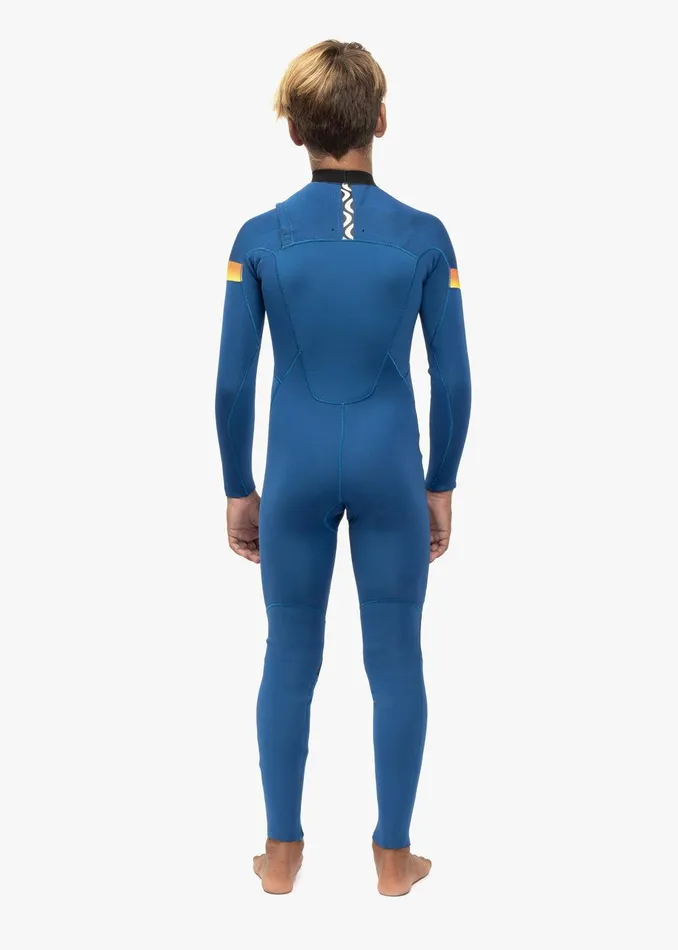 Youth Vissla 7 Seas Boys Raditude 43 Full Chest Zip Wetsuit Harbor Blue Youth Vissla 7 Seas Boys Raditude 43 Full Chest Zip Wetsuit Harbor Blue