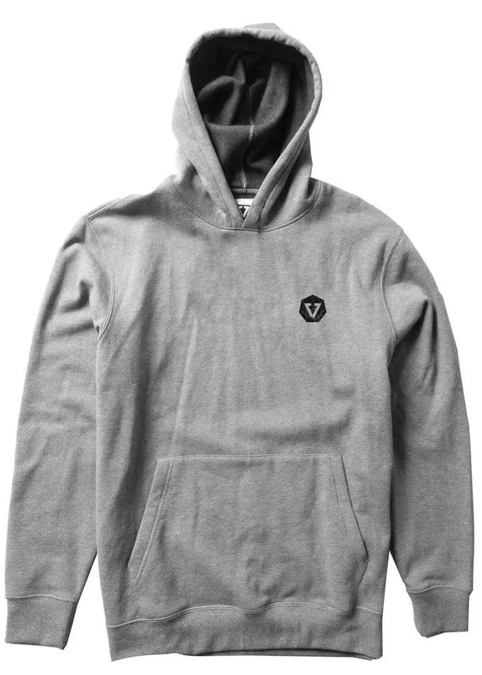 Youth Vissla Coastal Eco Boys Po Hoodie Athletic Heather