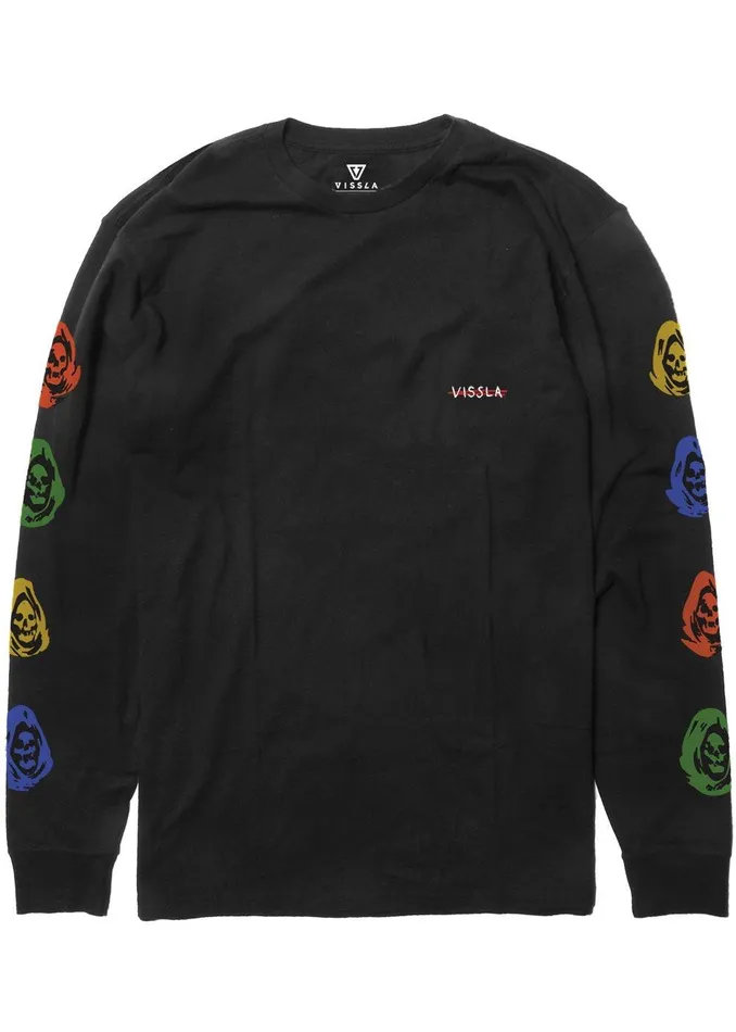 Youth Vissla Lost Souls Boys Ls Tee Phantom