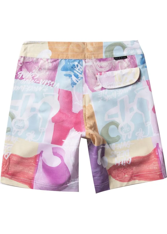 Youth Vissla Mudflappers 13034 Kids Boardshort Multi