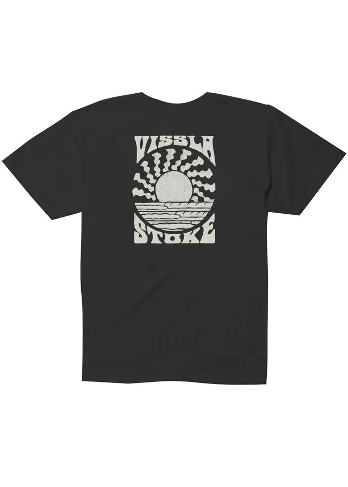 Youth Vissla Solar Spin Boys Tee Black