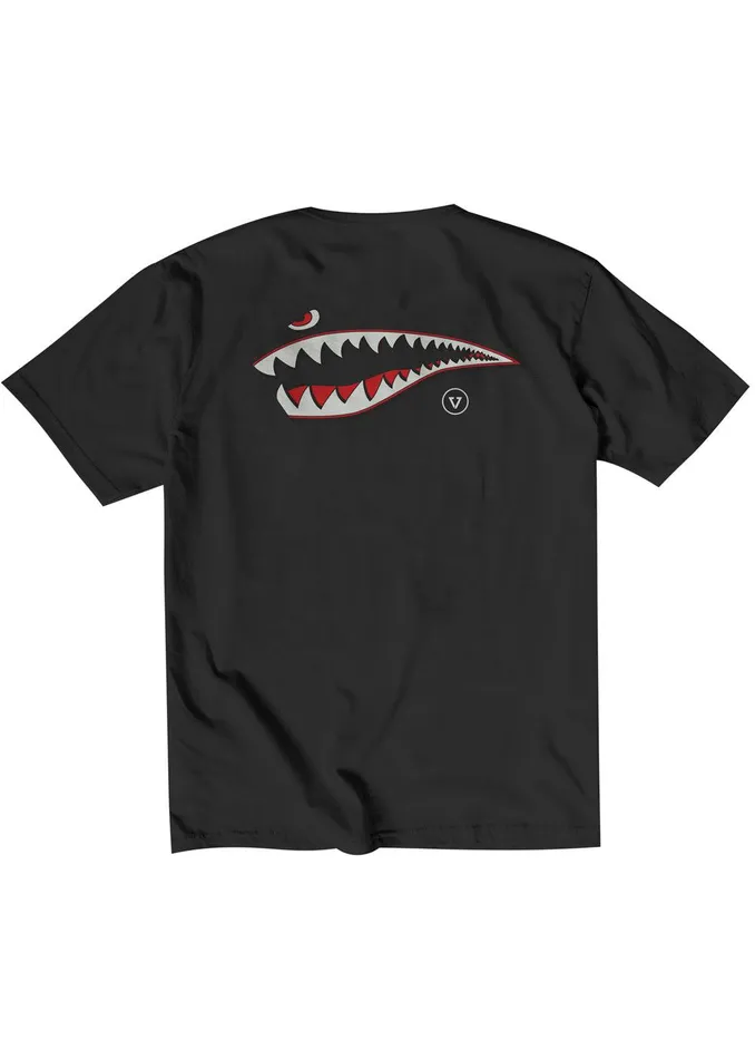 Youth Vissla Warbirds Boys Tee Black