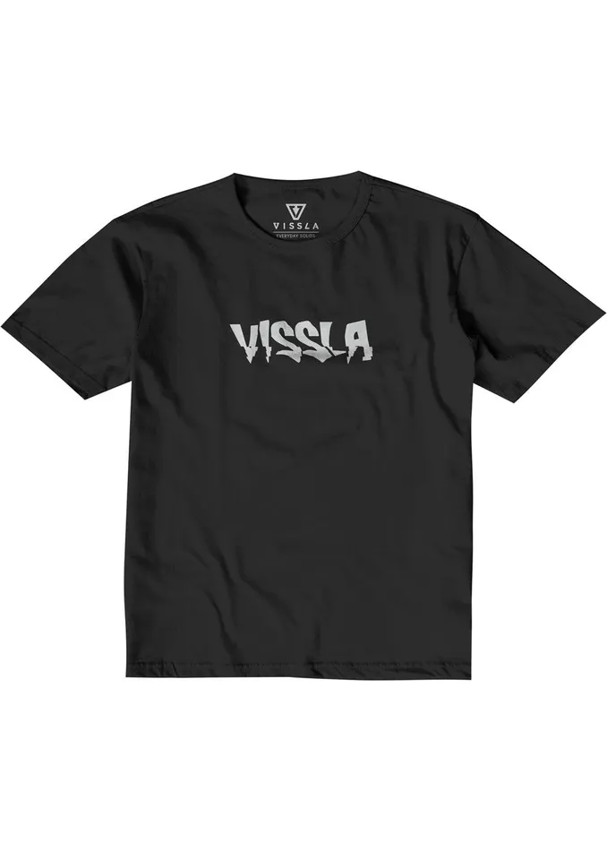 Youth Vissla Warbirds Boys Tee Black Youth Vissla Warbirds Boys Tee Black